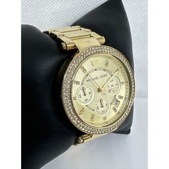 Michael Kors Parker MK5354 Women\'s Gold Stainless Steel Analog Dial Watch NUL1 main image 11